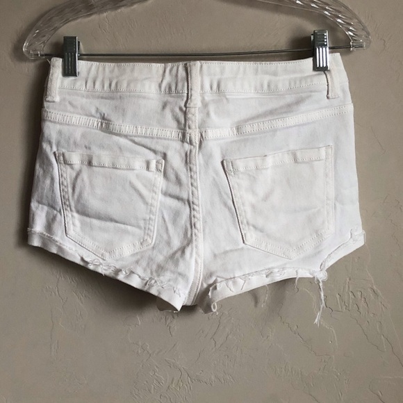 Forever 21 White Jean Shorts - Picture 5 of 7